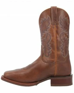 Dan Post Men's Cogburn Tan Performance Leather Western Boot - Broad Square Toe  -Dan Post Shop 2000361127 280 P3