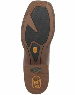 Dan Post Men's Cogburn Tan Performance Leather Western Boot - Broad Square Toe  -Dan Post Shop 2000361127 280 P7