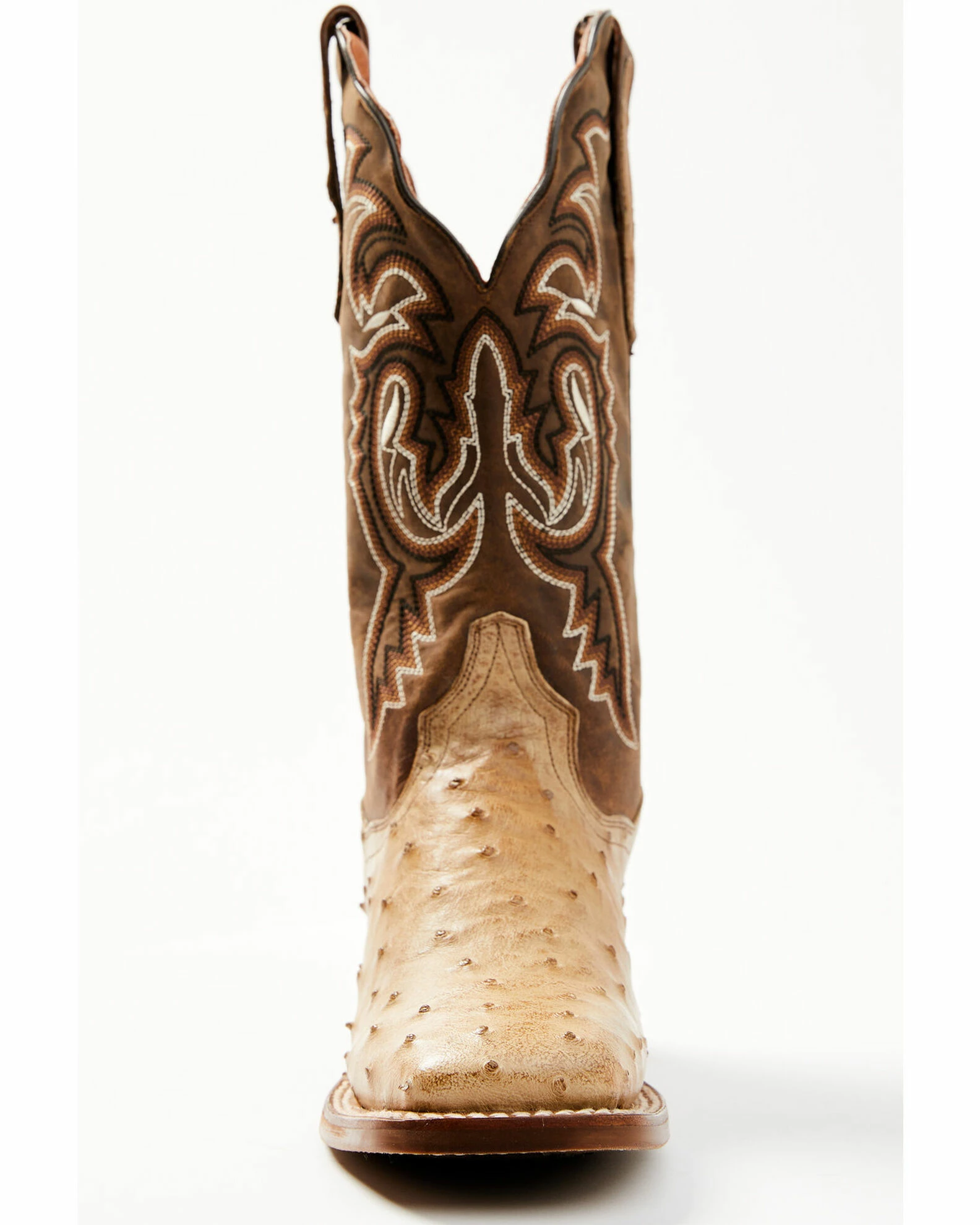 Dan Post Women's Nicotine FQ Ostrich Print Exotic Western Boots - Broad Square Toe 6 Dan Post Women's Nicotine FQ Ostrich Print Exotic Western Boots - Broad Square Toe - Image 4