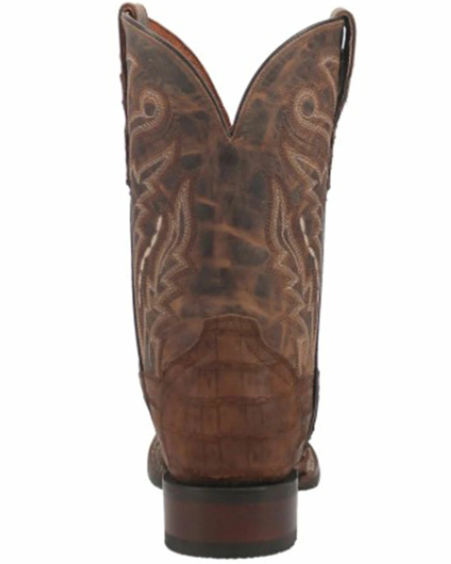 Dan Post Men's Caiman Mickey Western Boots - Wide Square Toe Tan 6 Dan Post Men's Caiman Mickey Western Boots - Wide Square Toe Tan - Image 4