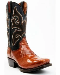 Dan Post Men's Eel Exotic Western Boots - Square Toe 