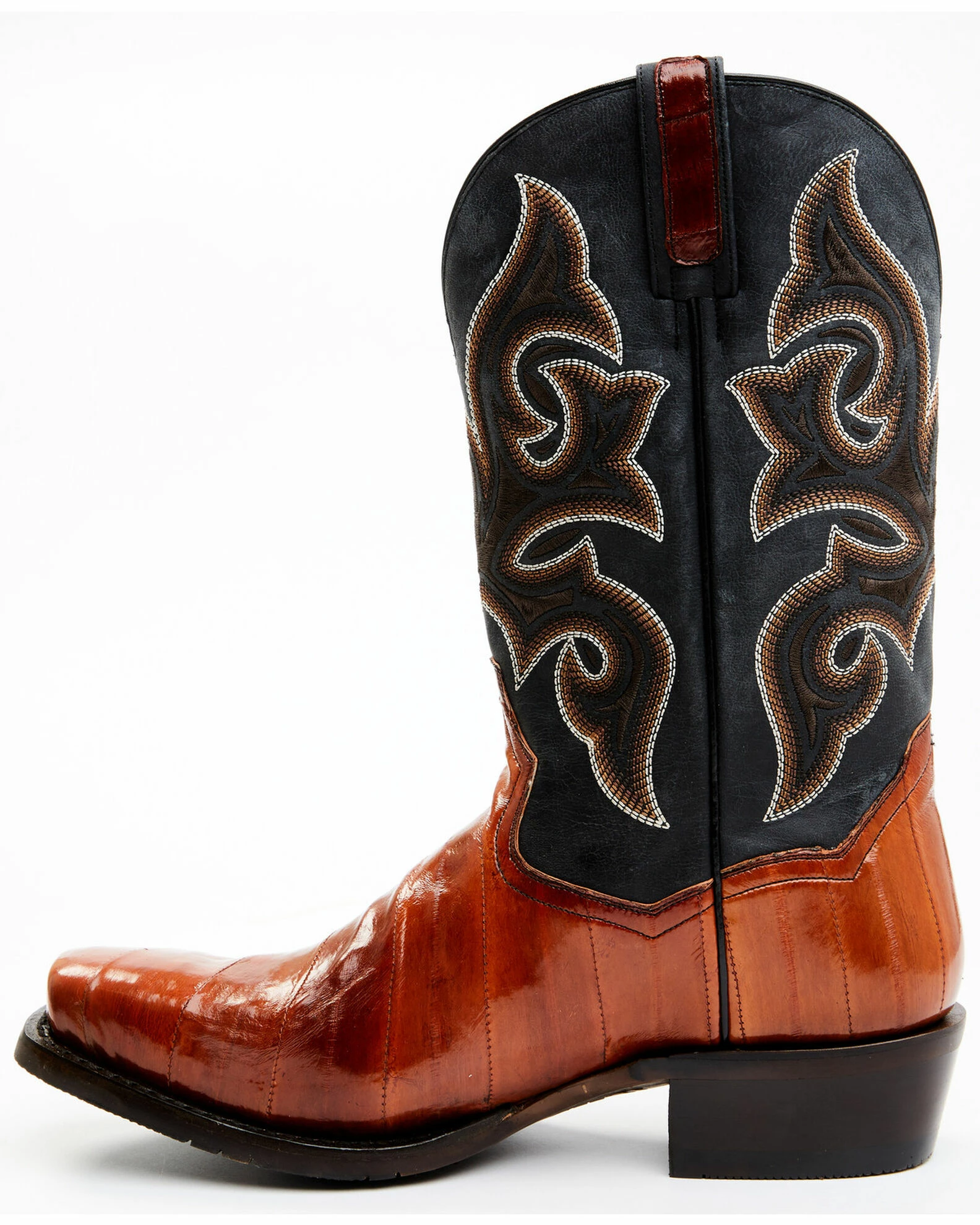 Dan Post Men's Eel Exotic Western Boots - Square Toe 5 Dan Post Men's Eel Exotic Western Boots - Square Toe - Image 3