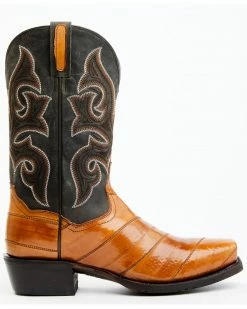 Alternative view of Dan Post Men's Camel Eel Exotic Western Boots - Square Toe 