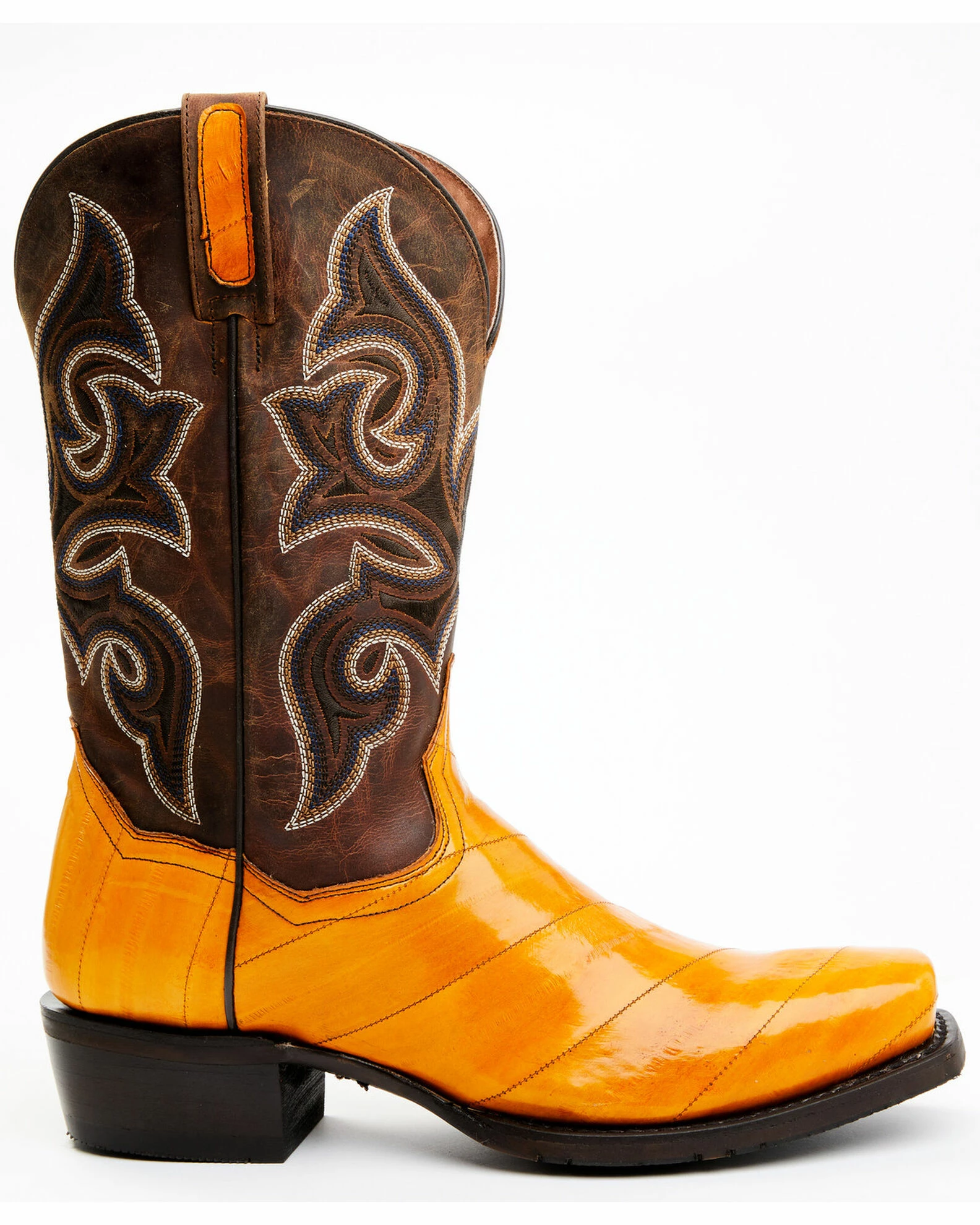 Dan Post Men's Eel Exotic Western Boots - Square Toe 4 Dan Post Men's Eel Exotic Western Boots - Square Toe - Image 2