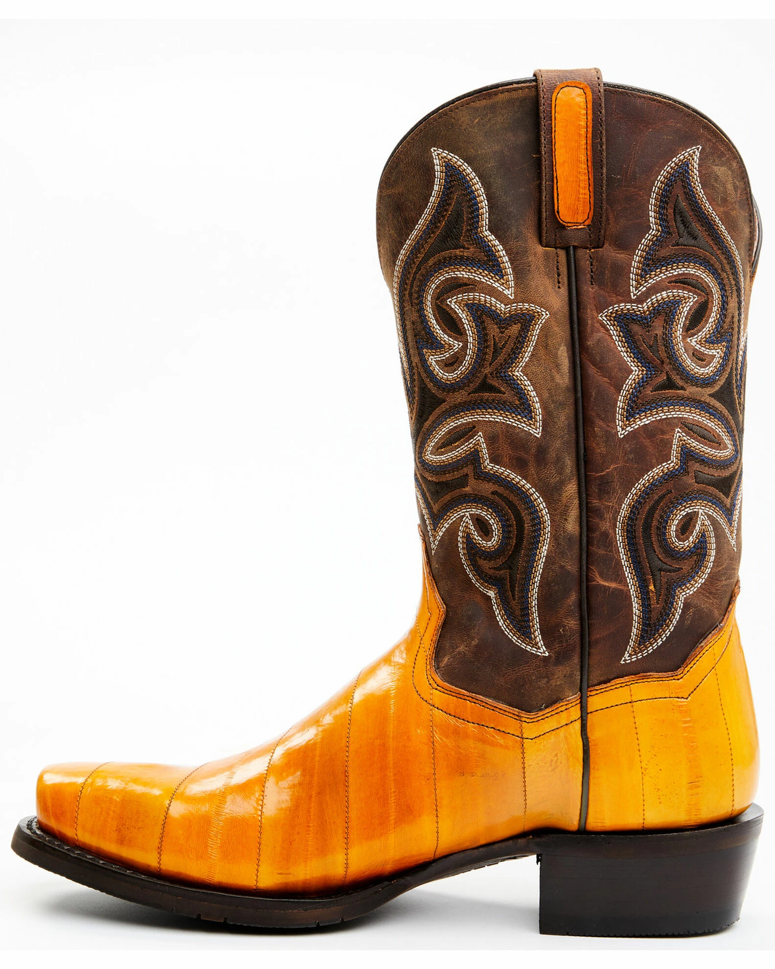 Dan Post Men's Eel Exotic Western Boots - Square Toe 5 Dan Post Men's Eel Exotic Western Boots - Square Toe - Image 3