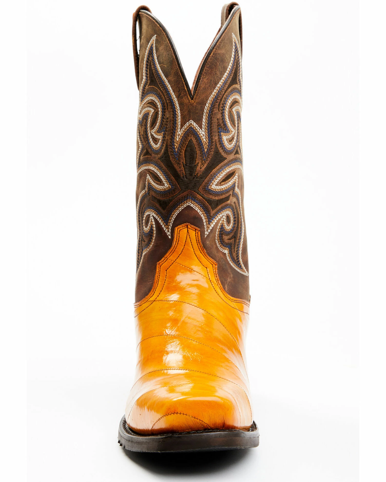 Dan Post Men's Eel Exotic Western Boots - Square Toe 6 Dan Post Men's Eel Exotic Western Boots - Square Toe - Image 4