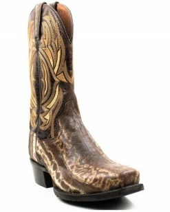 Dan Post Men's Kauring Snake Exotic Western Boots - Square Toe