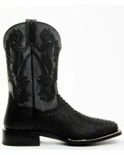 Alternative view of Dan Post Men's Back Cut Python Exotic Western Boots - Broad Square Toe 