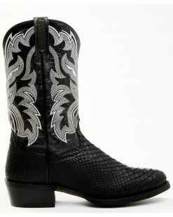 Alternative view of Dan Post Men's Back Cut Python Exotic Western Boots - Round Toe 