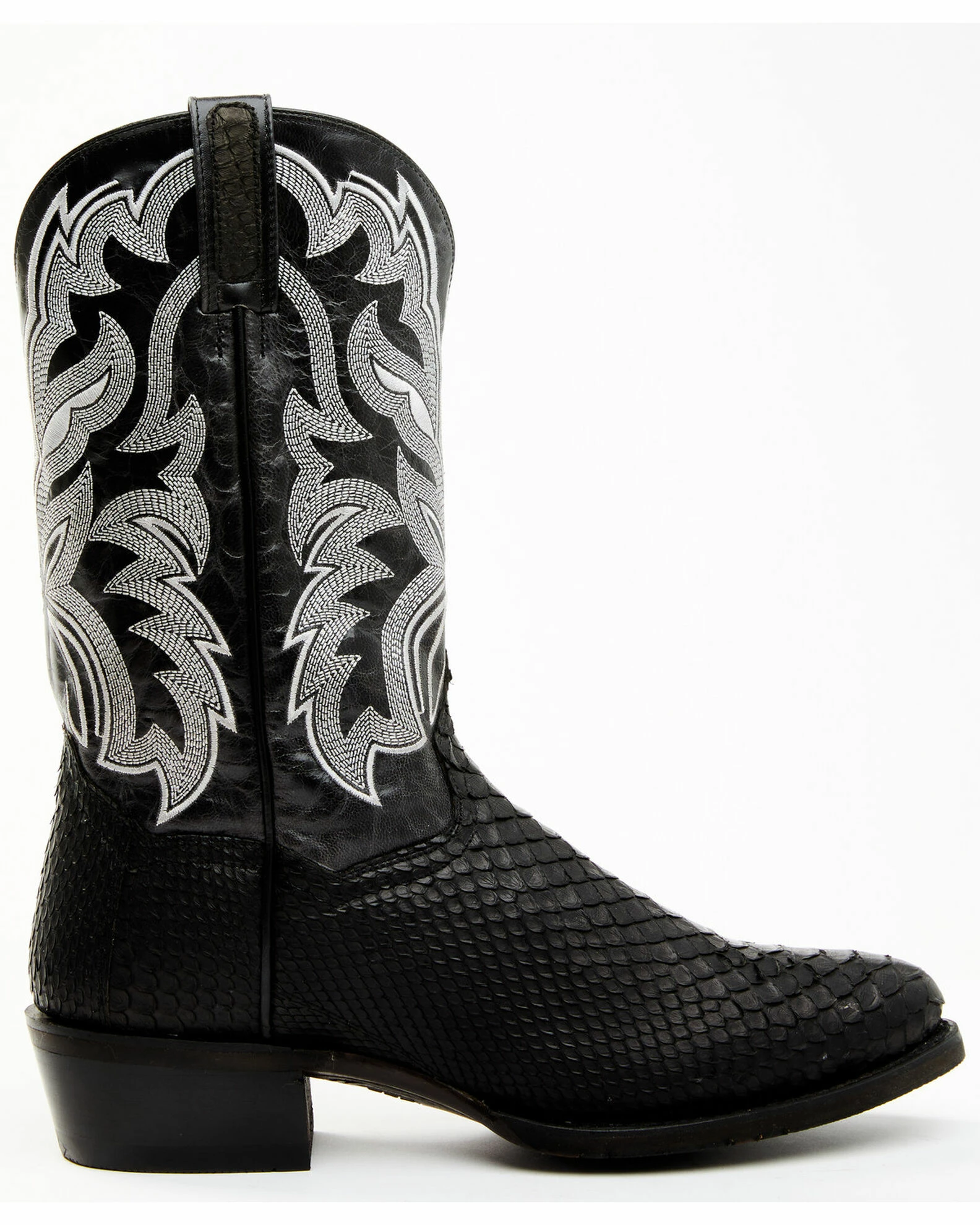 Dan Post Men's Back Cut Python Exotic Western Boots - Round Toe 4 Dan Post Men's Back Cut Python Exotic Western Boots - Round Toe - Image 2