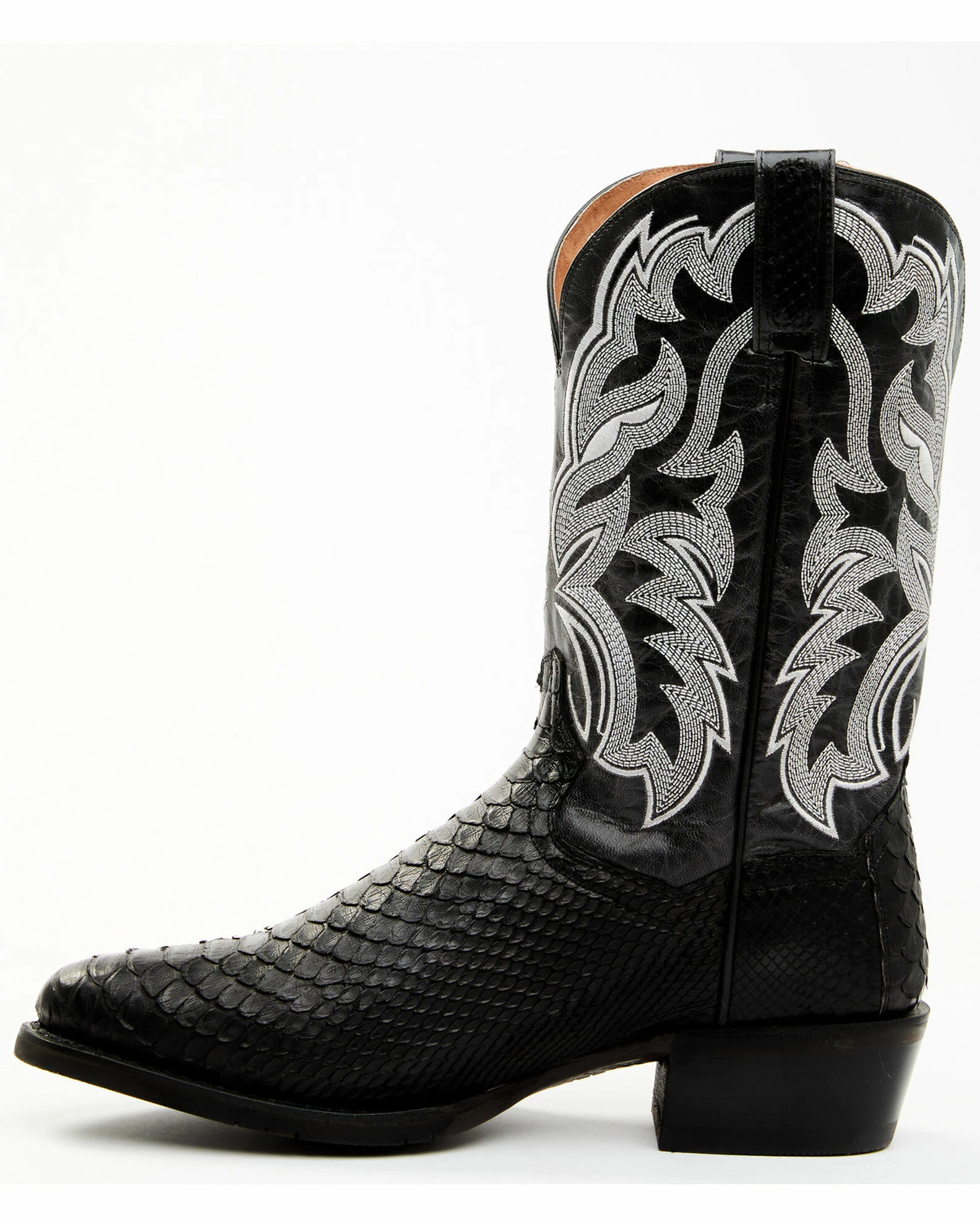 Dan Post Men's Back Cut Python Exotic Western Boots - Round Toe 5 Dan Post Men's Back Cut Python Exotic Western Boots - Round Toe - Image 3