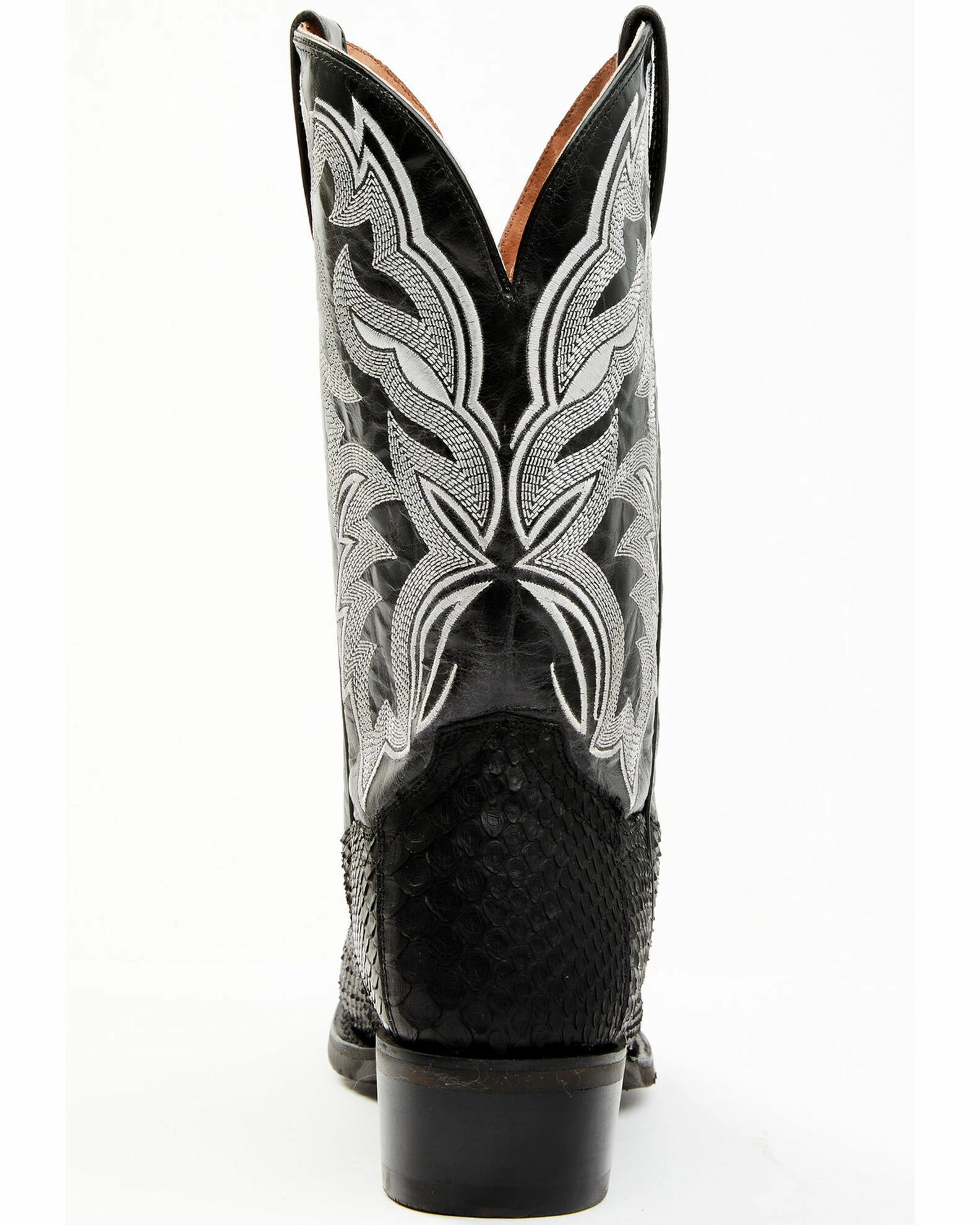 Dan Post Men's Back Cut Python Exotic Western Boots - Round Toe 7 Dan Post Men's Back Cut Python Exotic Western Boots - Round Toe - Image 5