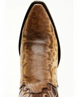 Dan Post Women's Karung Snake Brown Exotic Western Boot - Snip Toe  -Dan Post Shop 2000367474 200 P6