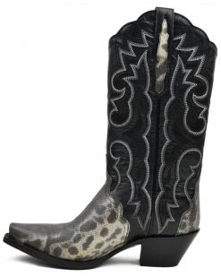 Dan Post Women's Karung Snake Black Exotic Western Boot - Snip Toe  -Dan Post Shop 2000367475 001 P3