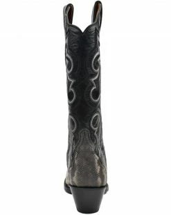 Dan Post Women's Karung Snake Black Exotic Western Boot - Snip Toe  -Dan Post Shop 2000367475 001 P5