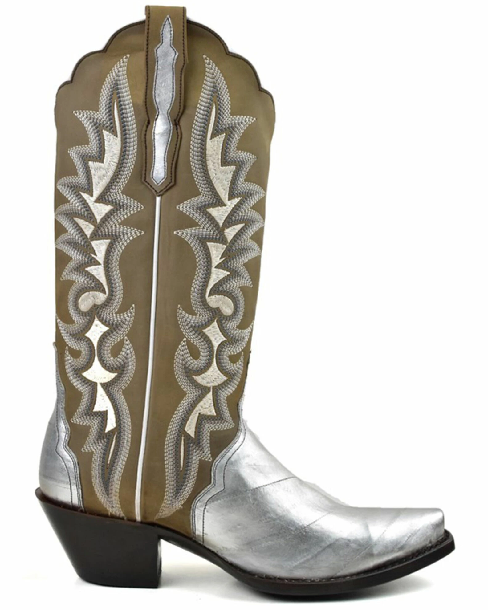 Dan Post Women's Eel Exotic Western Boot - Snip Toe 4 Dan Post Women's Eel Exotic Western Boot - Snip Toe - Image 2
