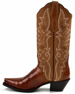 Dan Post Women's Eel Peanut Exotic Western Boot - Snip Toe 11 Dan Post Women's Eel Peanut Exotic Western Boot - Snip Toe -Dan Post Shop 2000367478 200 P3