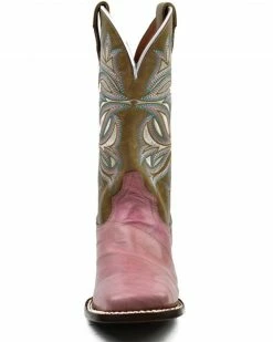 Dan Post Women's Eel Exotic Western Boots - Broad Square Toe Pink 13 Dan Post Women's Eel Exotic Western Boots - Broad Square Toe Pink -Dan Post Shop 2000367482 650 P4