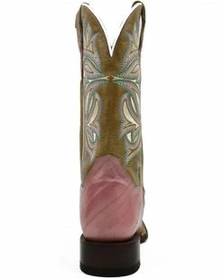 Dan Post Women's Eel Exotic Western Boots - Broad Square Toe Pink 14 Dan Post Women's Eel Exotic Western Boots - Broad Square Toe Pink -Dan Post Shop 2000367482 650 P5