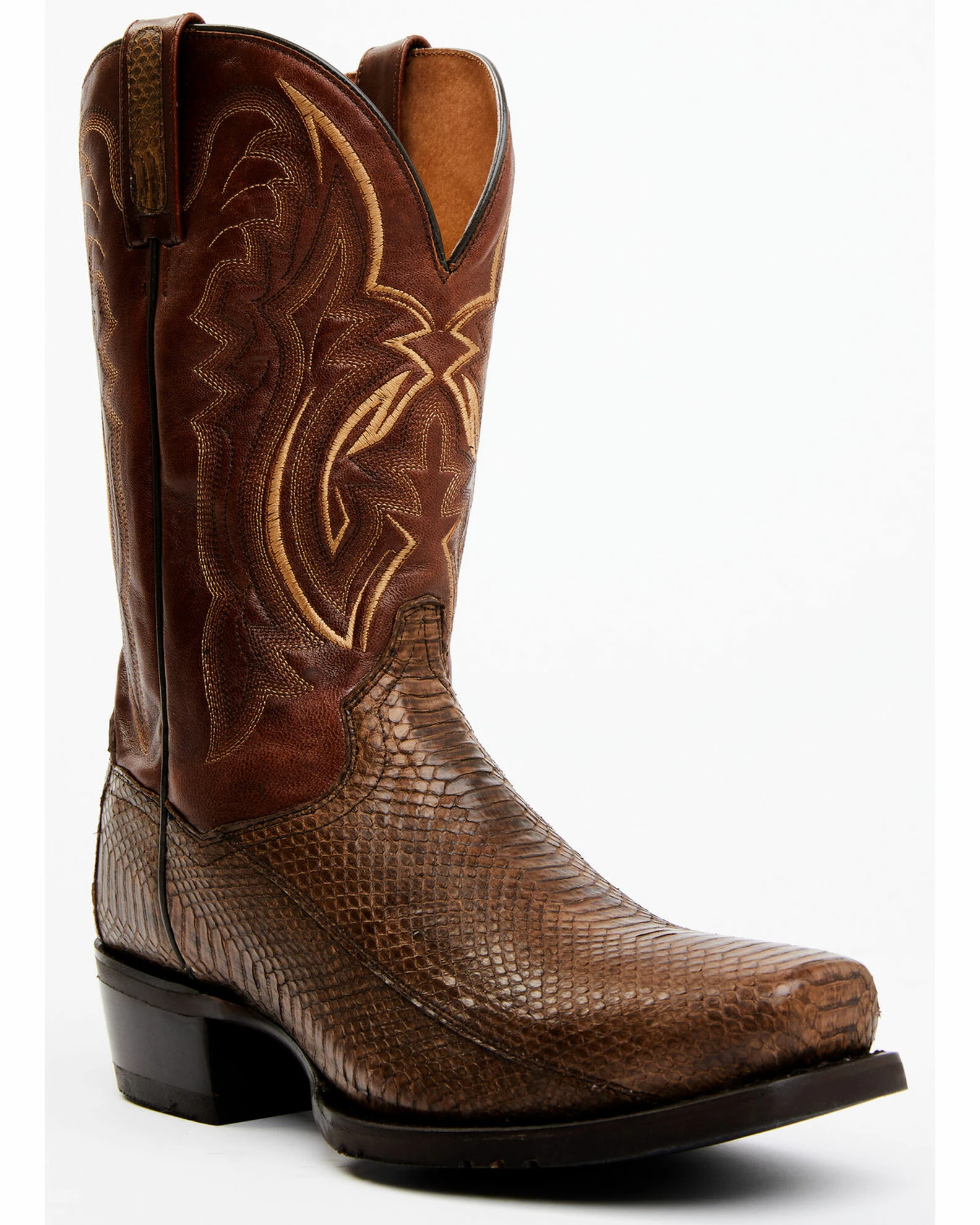 Dan Post Men's Exotic Water Snake Western Boots - Square Toe 3 Dan Post Men's Exotic Water Snake Western Boots - Square Toe