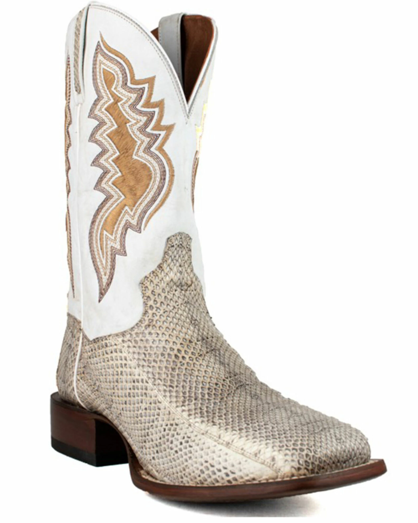 Dan Post Men's Exotic Water Snake Western Boot - Broad Square Toe 3 Dan Post Men's Exotic Water Snake Western Boot - Broad Square Toe