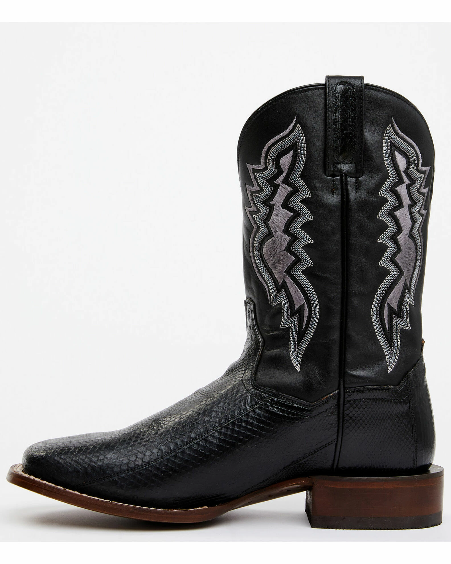 Dan Post Men's Exotic Water Snake Western Boots - Broad Square Toe 5 Dan Post Men's Exotic Water Snake Western Boots - Broad Square Toe - Image 3