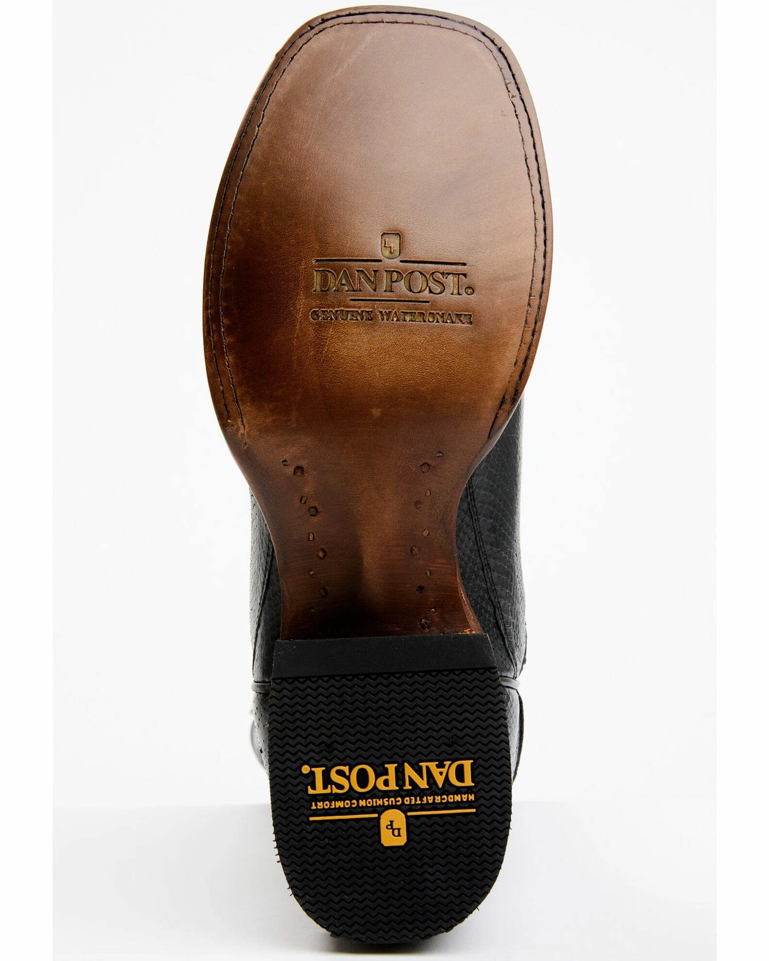 Dan Post Men's Exotic Water Snake Western Boots - Broad Square Toe 9 Dan Post Men's Exotic Water Snake Western Boots - Broad Square Toe - Image 7