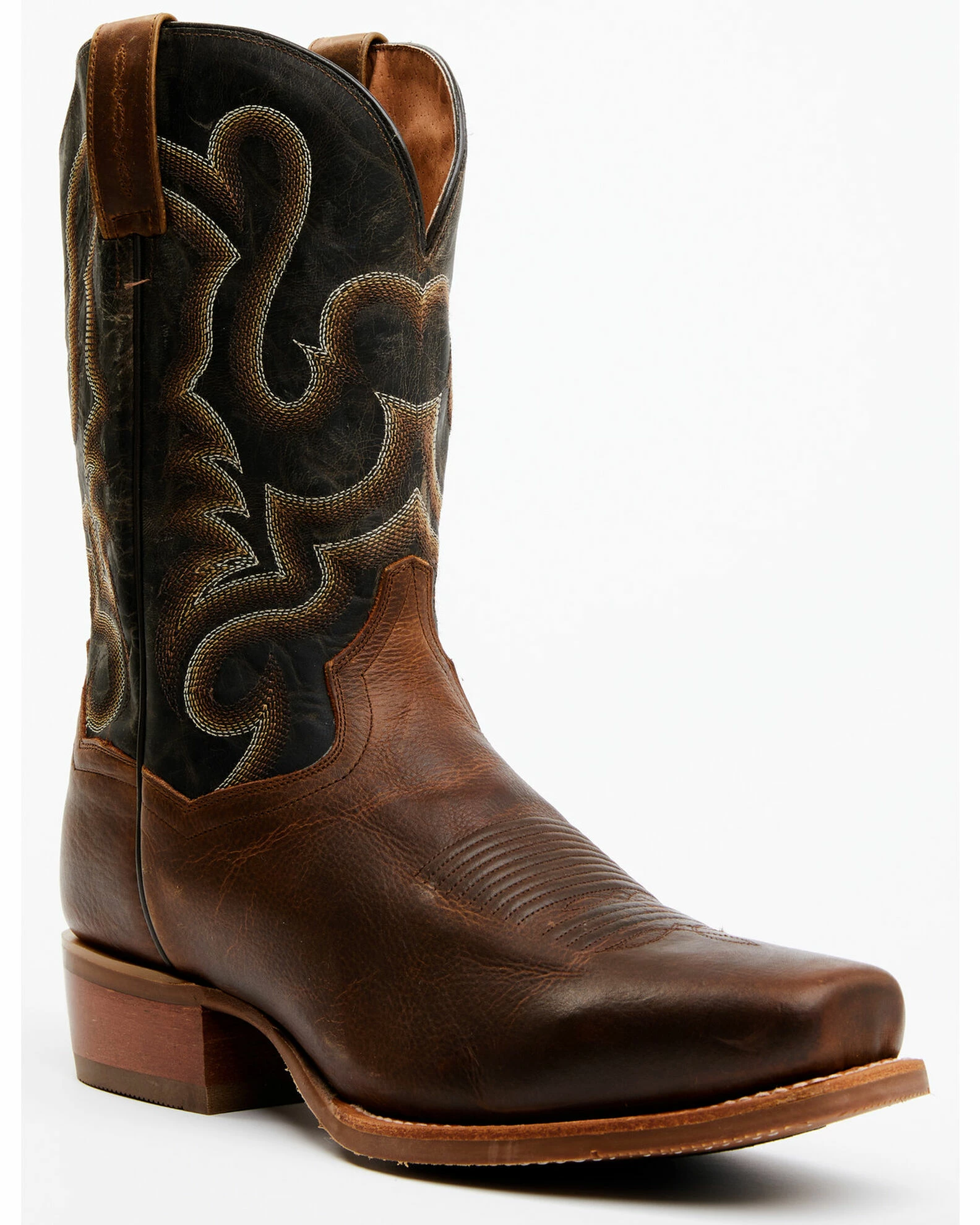 Dan Post Men's Saddle Richland Western Boot - Square Toe 3 Dan Post Men's Saddle Richland Western Boot - Square Toe