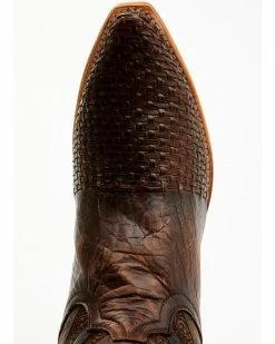 Dan Post Men's Embossed Star & Studded Basketweave Western Leather Boots - Snip Toe Brown 15 Dan Post Men's Embossed Star & Studded Basketweave Western Leather Boots - Snip Toe Brown -Dan Post Shop 2000371046 200 P6