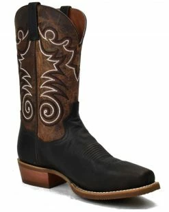 Dan Post Men's Chocolate Performance Western Boots - Square Toe 