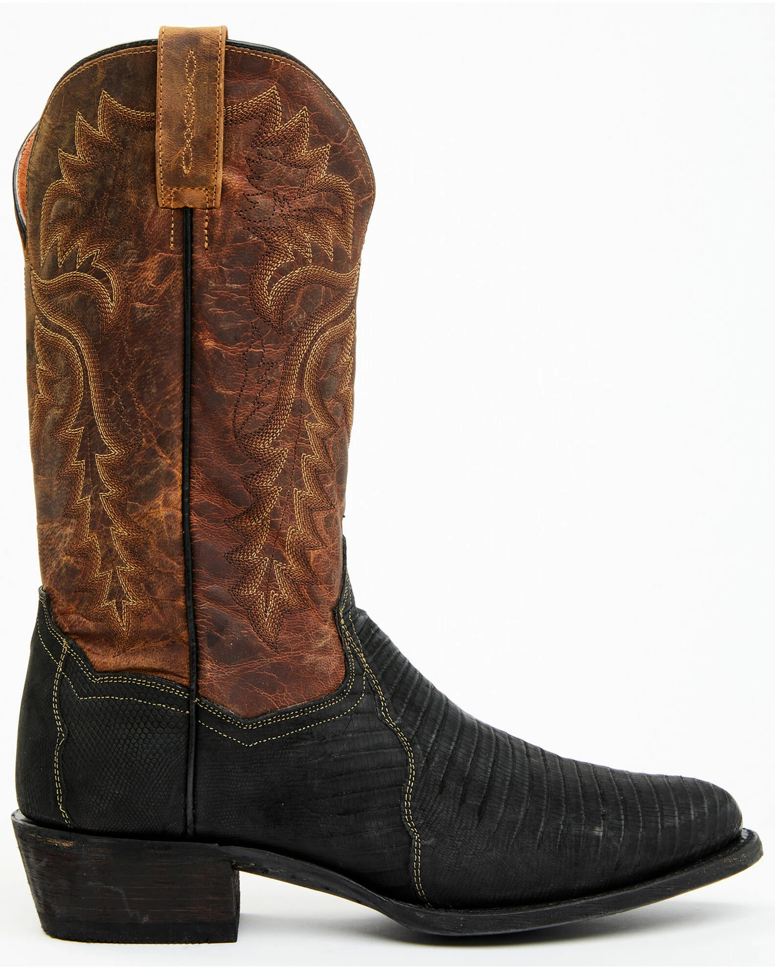 Dan Post Men's Winston Exotic Teju Lizard Leather Tall Western Boots - Round Toe 4 Dan Post Men's Winston Exotic Teju Lizard Leather Tall Western Boots - Round Toe - Image 2