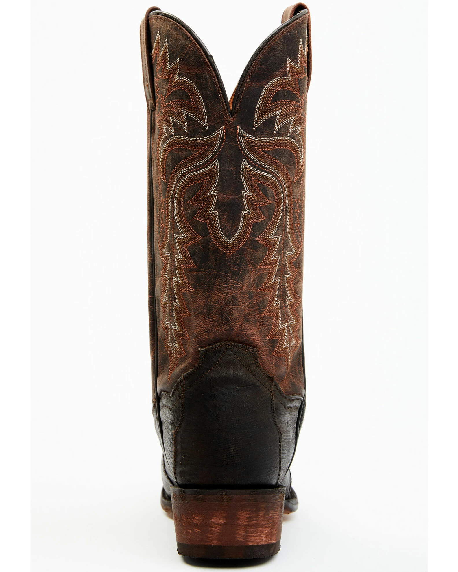 Dan Post Men's Tobacco Exotic Teju Lizard Leather Tall Western Boots - Round Toe 7 Dan Post Men's Tobacco Exotic Teju Lizard Leather Tall Western Boots - Round Toe - Image 5