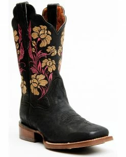 Dan Post Women's Asteria Floral Western Boots - Square Toe