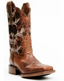 Dan Post Women's Athena Floral Embroidered Western Boots - Broad Square Toe Tan 17 Dan Post Women's Athena Floral Embroidered Western Boots - Broad Square Toe Tan -Dan Post Shop 2000371101 280 P1 1