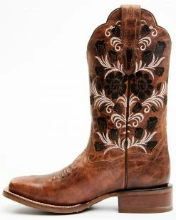 Dan Post Women's Athena Floral Embroidered Western Boots - Broad Square Toe Tan 12 Dan Post Women's Athena Floral Embroidered Western Boots - Broad Square Toe Tan -Dan Post Shop 2000371101 280 P3