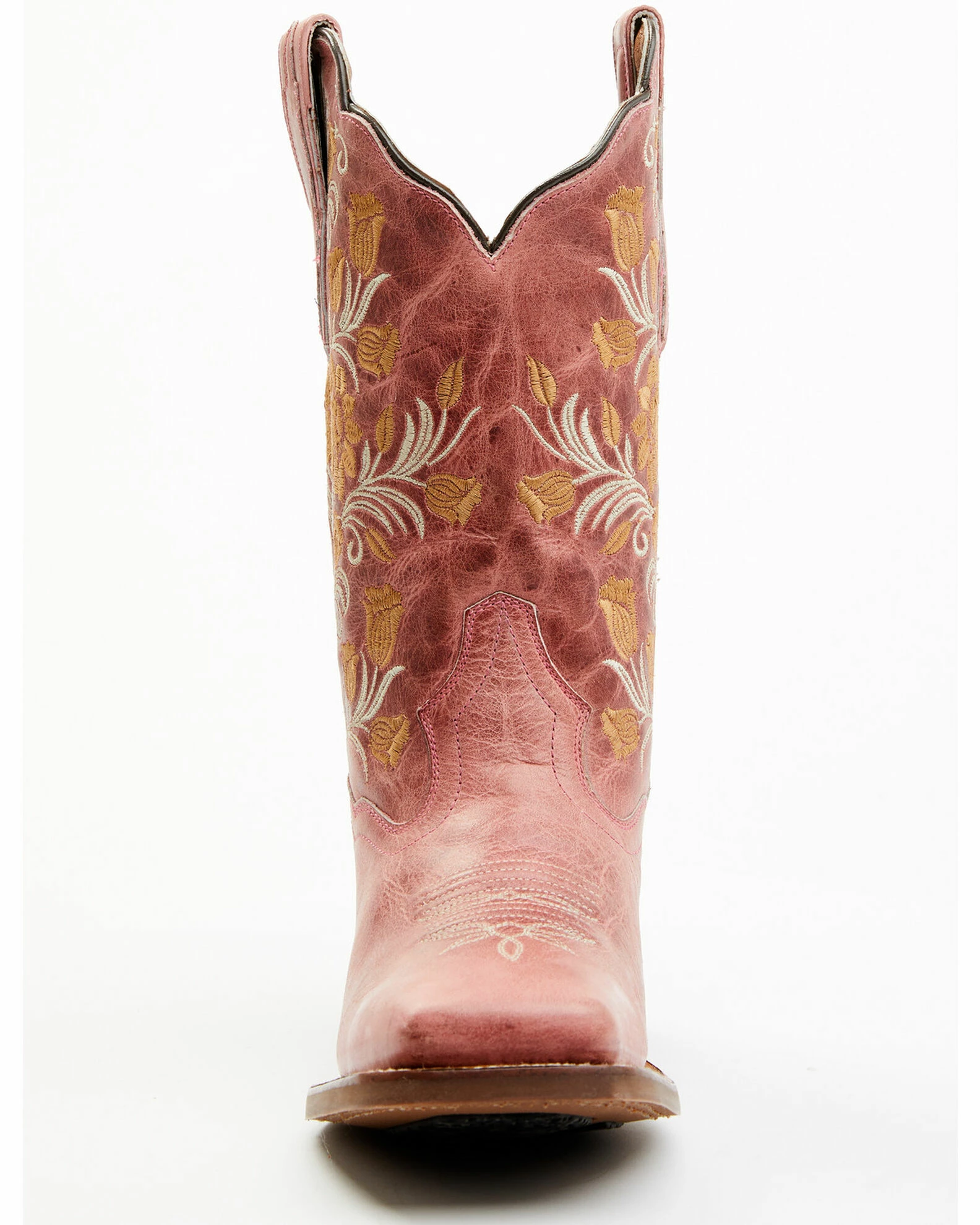 Dan Post Women's Athena Floral Embroidered Western Boots - Broad Square Toe 6 Dan Post Women's Athena Floral Embroidered Western Boots - Broad Square Toe - Image 4