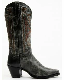 Alternative view of Dan Post Women's Atomic Vintage Embroidered Tall Western Boots - Snip Toe