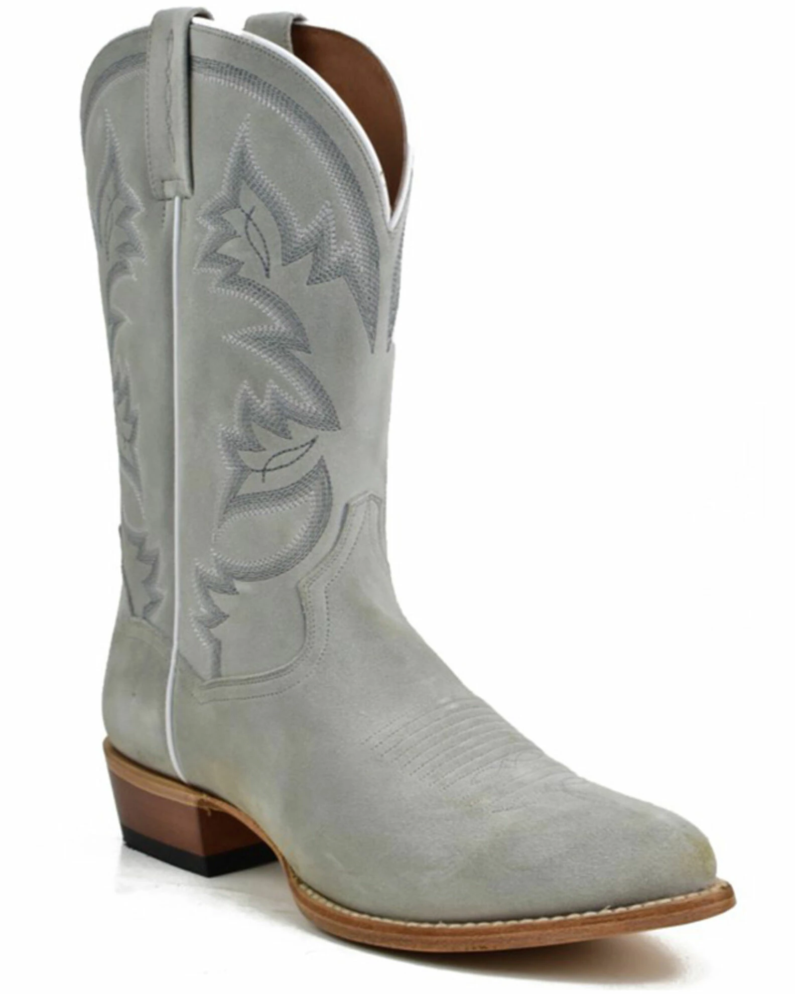 Dan Post Men's Suede Western Boots - Round Toe 3 Dan Post Men's Suede Western Boots - Round Toe