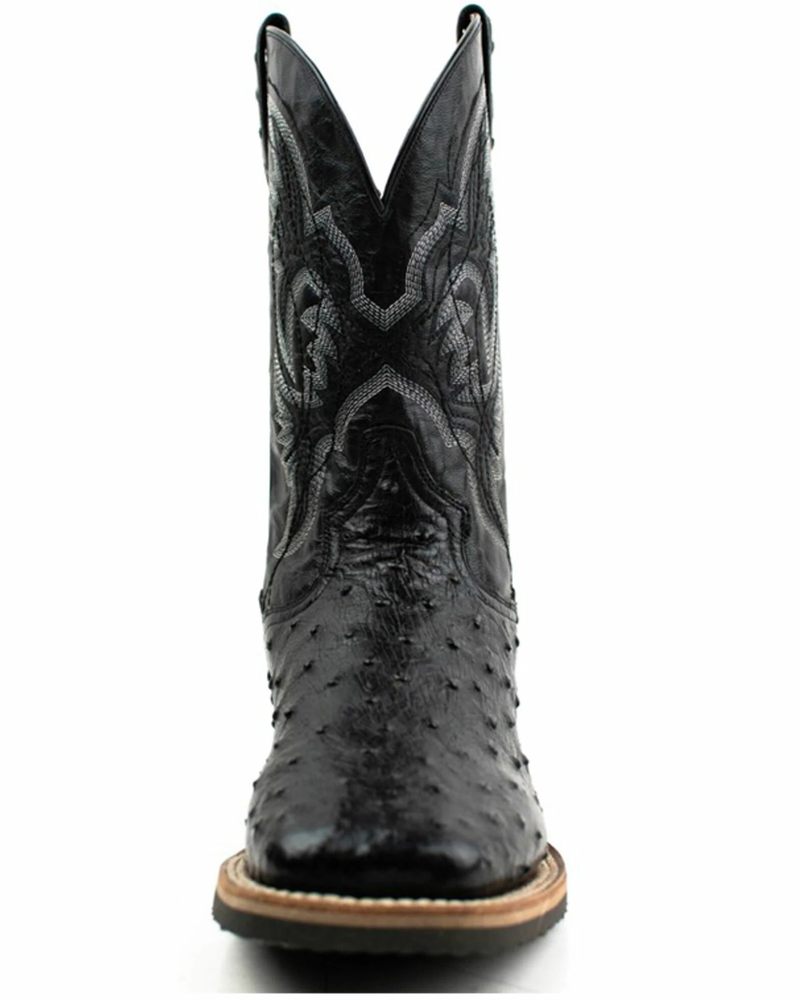 Dan Post Men's Exotic Ostrich Full Quill Western Boots - Broad Square Toe 6 Dan Post Men's Exotic Ostrich Full Quill Western Boots - Broad Square Toe - Image 4