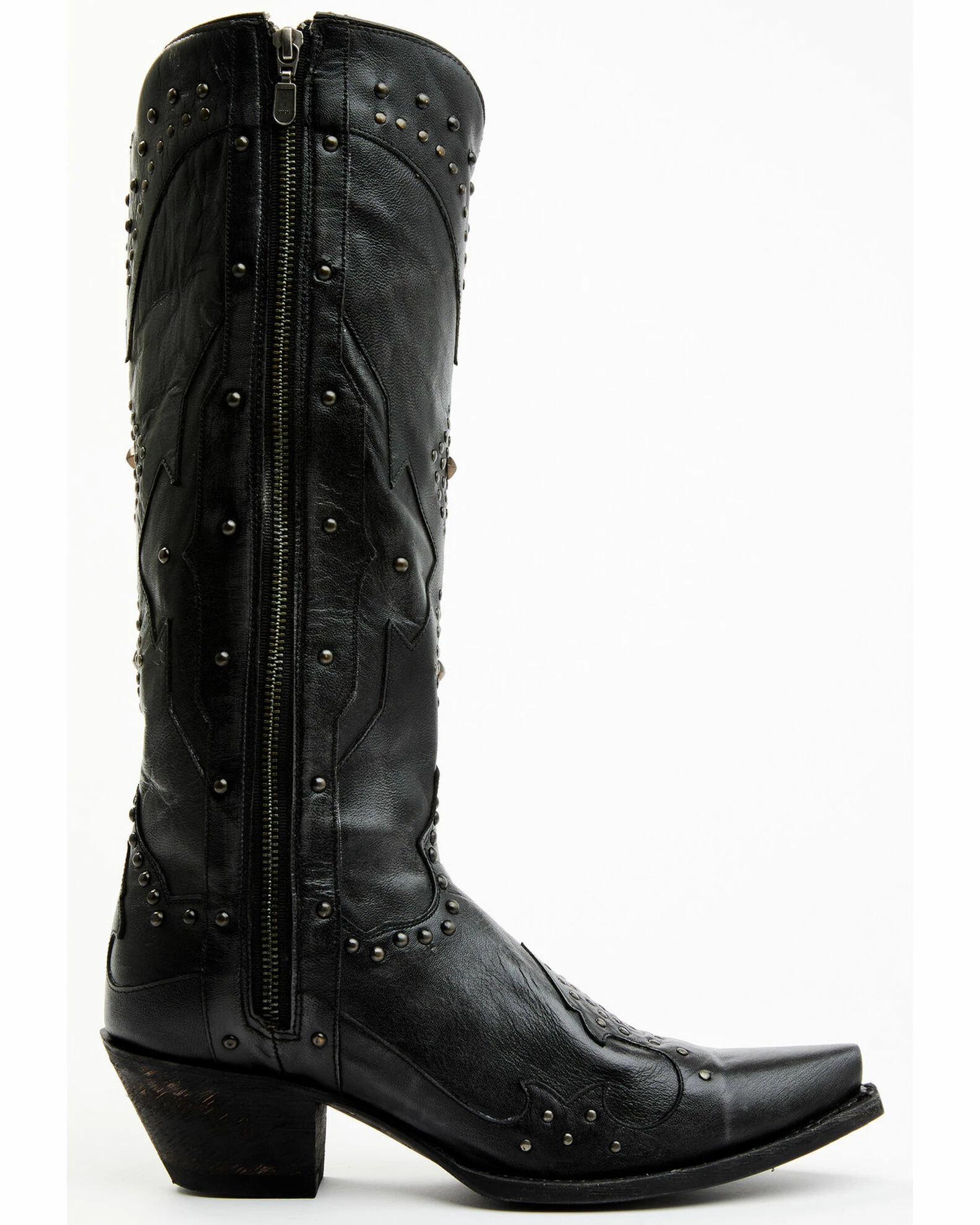 Dan Post Women's Daredevil Studded Tall Western Boots - Snip Toe 4 Dan Post Women's Daredevil Studded Tall Western Boots - Snip Toe - Image 2
