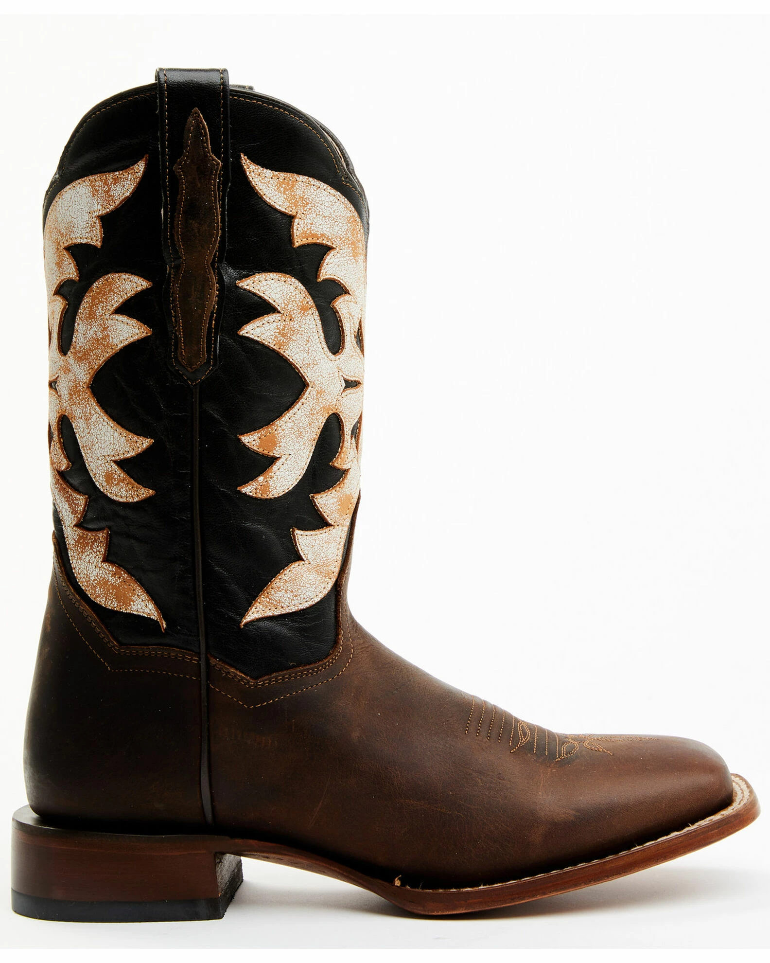 Dan Post Women's Sure Shot Embroidered Overlay Western Leather Boots - Broad Square Toe 4 Dan Post Women's Sure Shot Embroidered Overlay Western Leather Boots - Broad Square Toe - Image 2