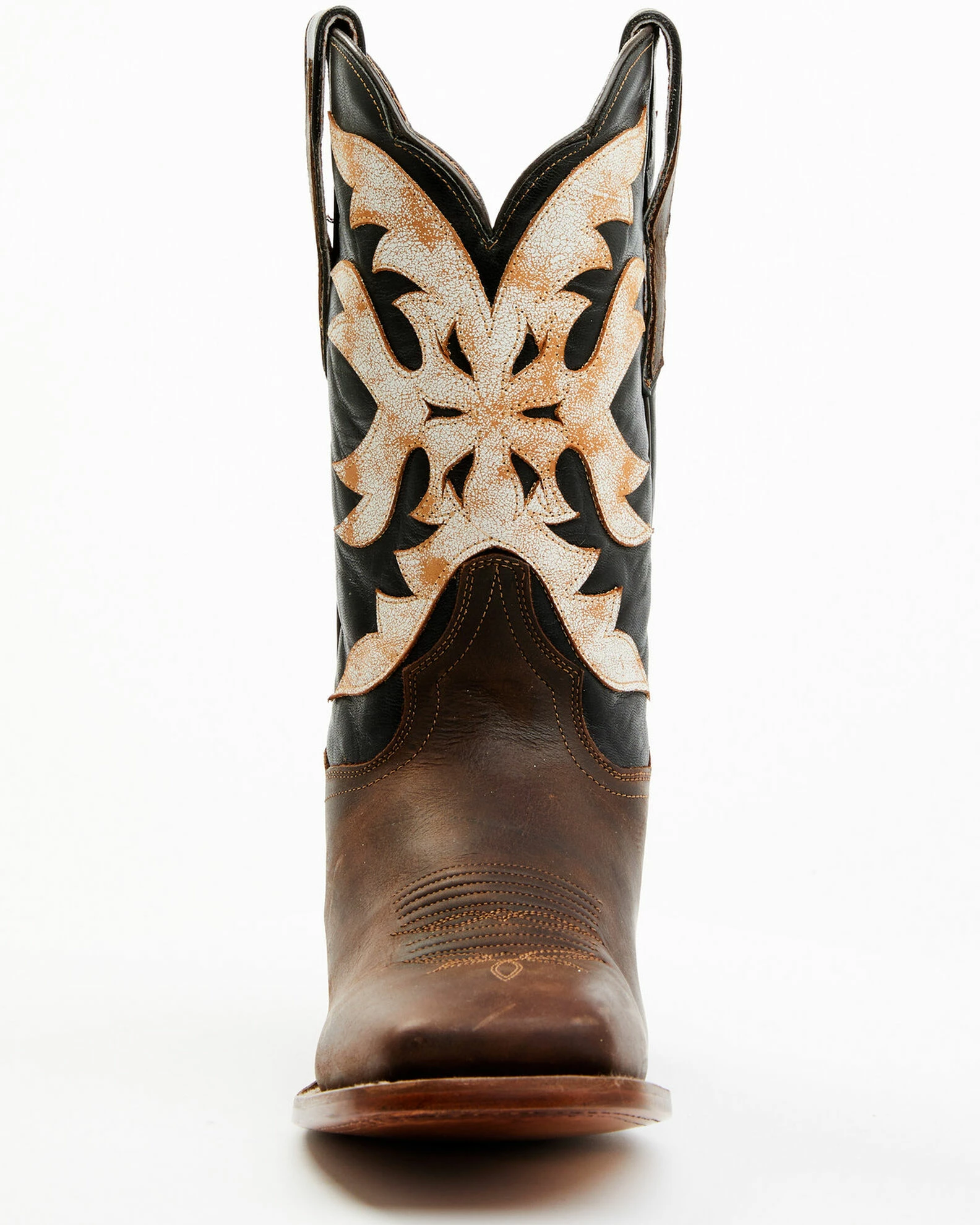 Dan Post Women's Sure Shot Embroidered Overlay Western Leather Boots - Broad Square Toe 6 Dan Post Women's Sure Shot Embroidered Overlay Western Leather Boots - Broad Square Toe - Image 4
