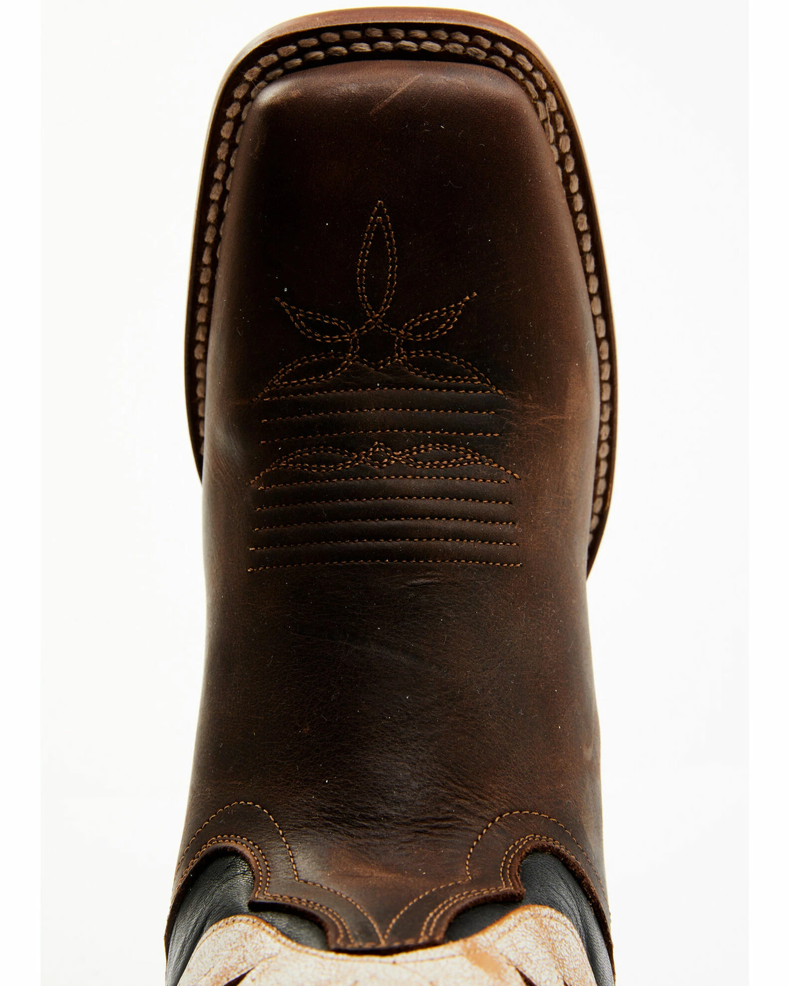 Dan Post Women's Sure Shot Embroidered Overlay Western Leather Boots - Broad Square Toe 8 Dan Post Women's Sure Shot Embroidered Overlay Western Leather Boots - Broad Square Toe - Image 6