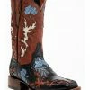 Dan Post Women's Tamarind Floral Leather Western Boots - Broad Square Toe Black -Dan Post Shop 2000377485 001 P1