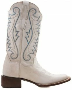 Alternative view of Dan Post Women's Sugar Western Boots - Broad Square Toe White