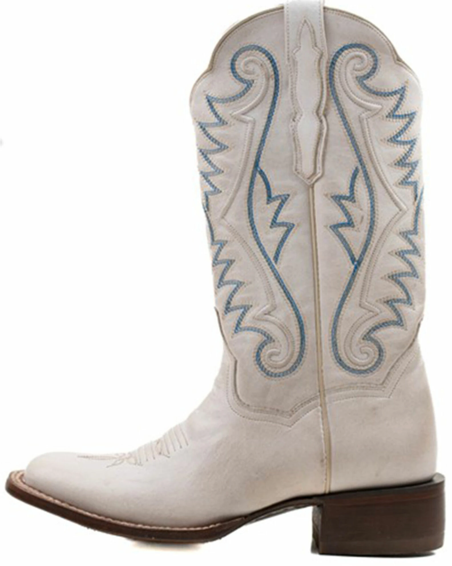 Dan Post Women's Sugar Western Boots - Broad Square Toe White 5 Dan Post Women's Sugar Western Boots - Broad Square Toe White - Image 3