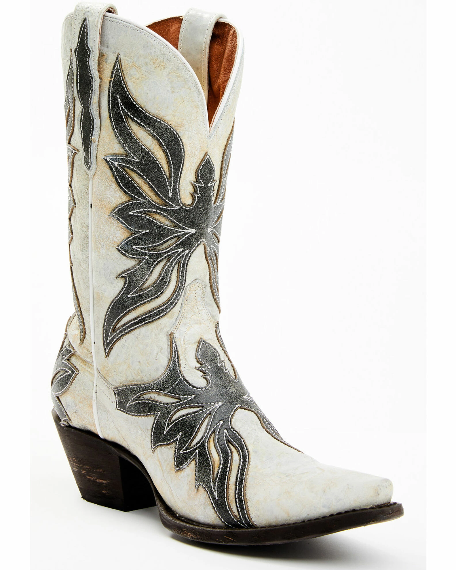 Dan Post Women's Ndulgence Vintage Leather Boots - Snip Toe 3 Dan Post Women's Ndulgence Vintage Leather Boots - Snip Toe
