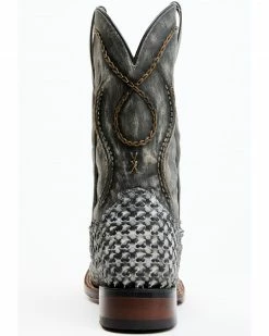 Dan Post Men's Stanley Basket Weave Western Boots - Broad Square Toe  -Dan Post Shop 2000378340 001 P5