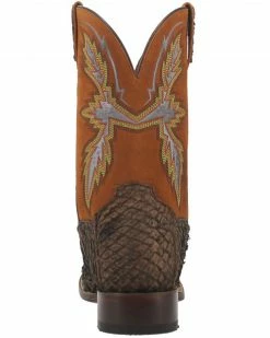 Dan Post Men's Dorsal Sea Bass Exotic Western Boots - Broad Square Toe Chocolate 14 Dan Post Men's Dorsal Sea Bass Exotic Western Boots - Broad Square Toe Chocolate -Dan Post Shop 2000378713 240 P5