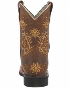 Dan Post Girls' Gardenia Floral Embroidered Western Boots - Broad Square Toe 13 Dan Post Girls' Gardenia Floral Embroidered Western Boots - Broad Square Toe -Dan Post Shop 2000381635 271 P5